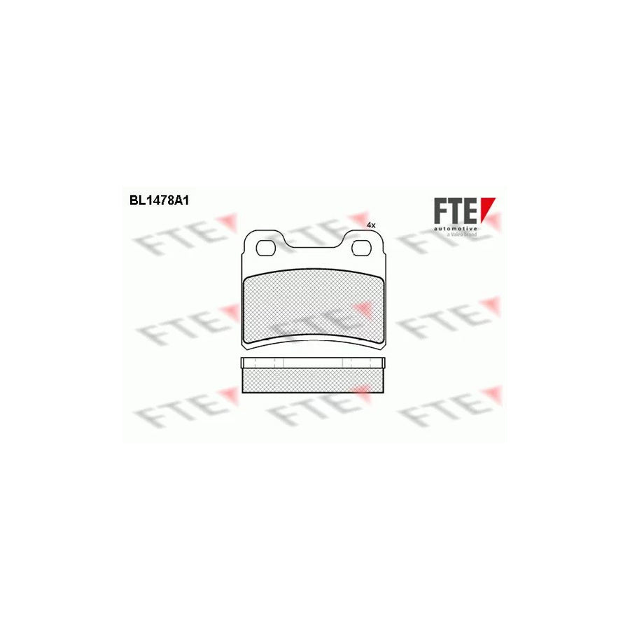 FTE Bl1478A1 Brake Pad Set