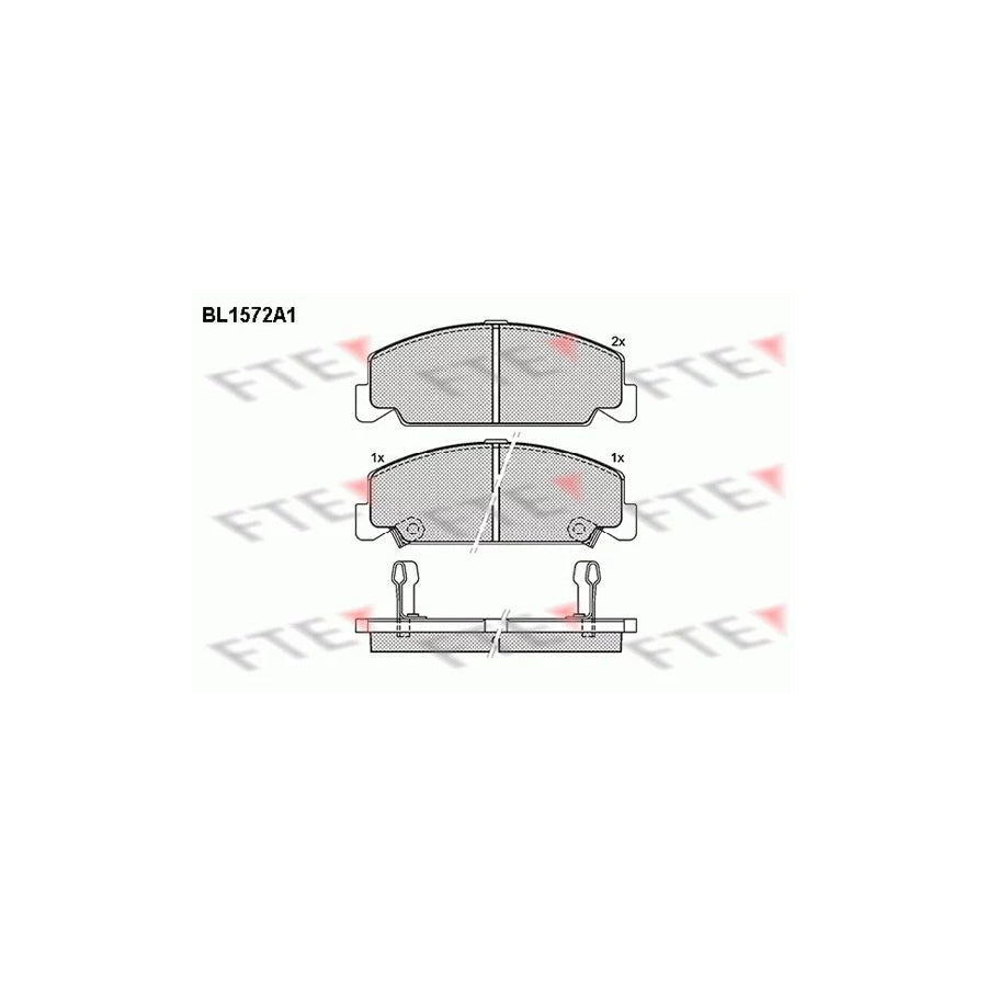 FTE Bl1572A1 Brake Pad Set