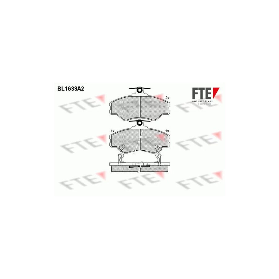 FTE Bl1633A2 Brake Pad Set