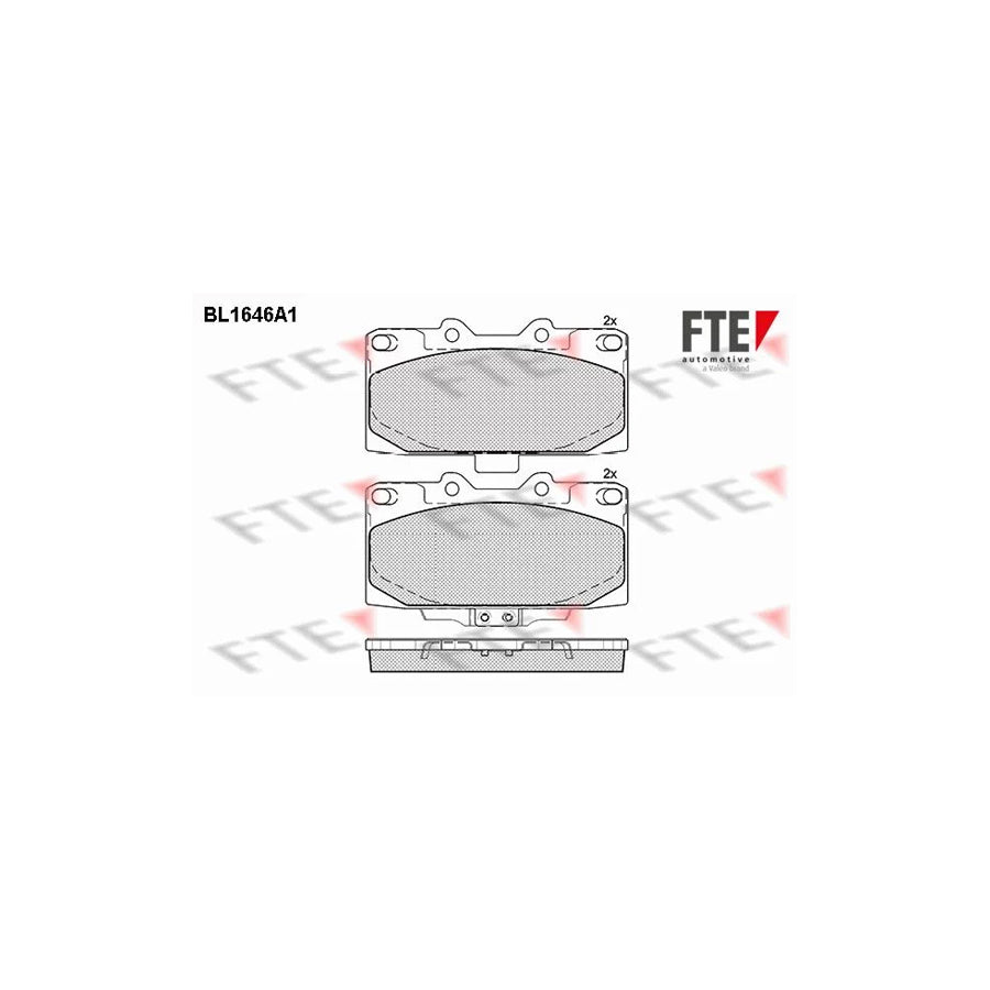 FTE Bl1646A1 Brake Pad Set