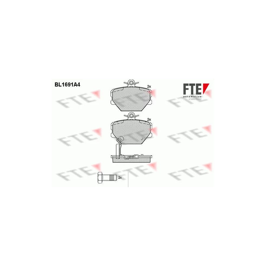 FTE Bl1691A4 Brake Pad Set
