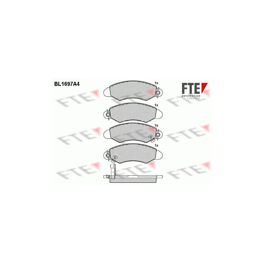 FTE Bl1697A4 Brake Pad Set