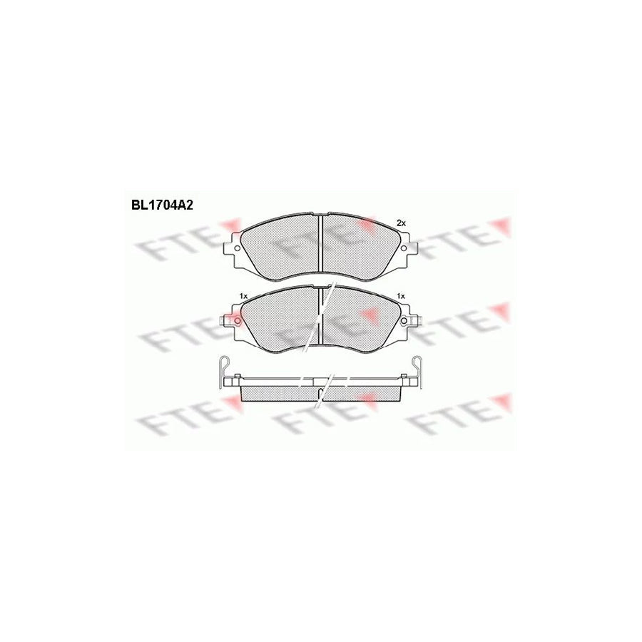 FTE Bl1704A2 Brake Pad Set