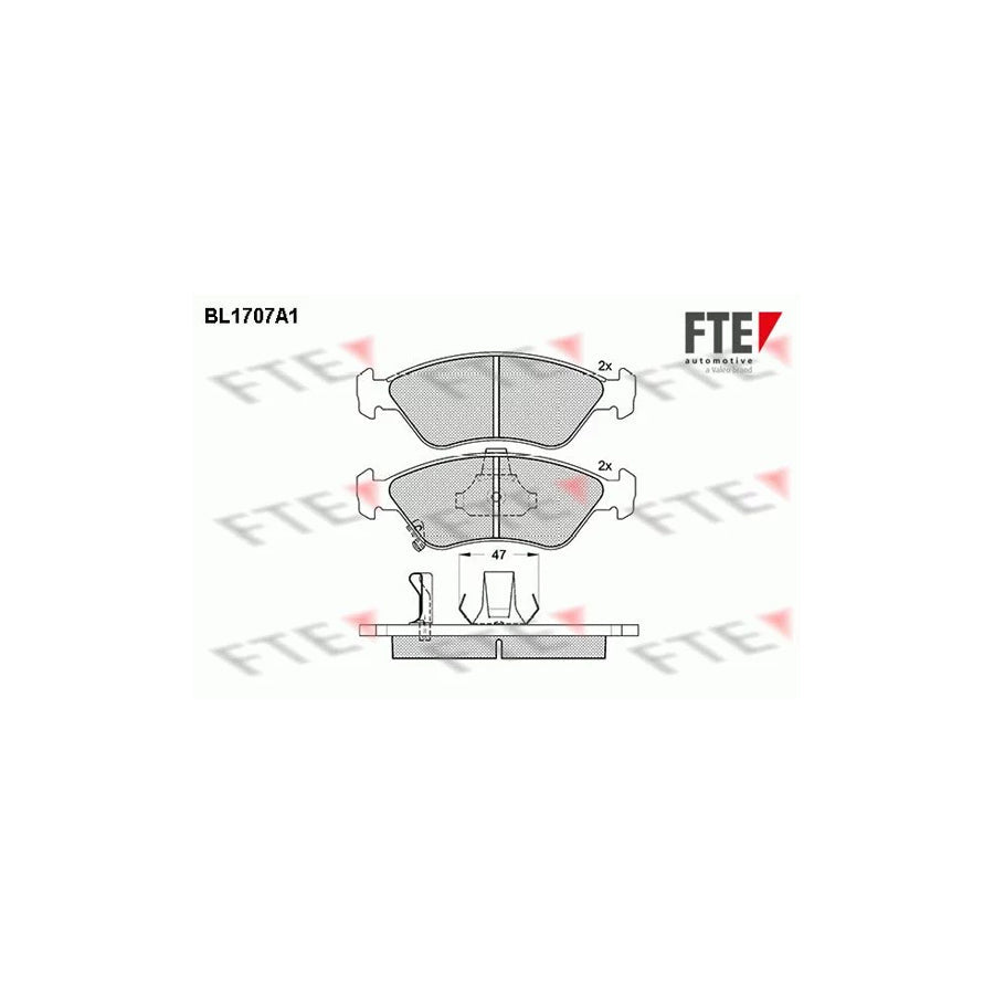 FTE Bl1707A1 Brake Pad Set for KIA Clarus