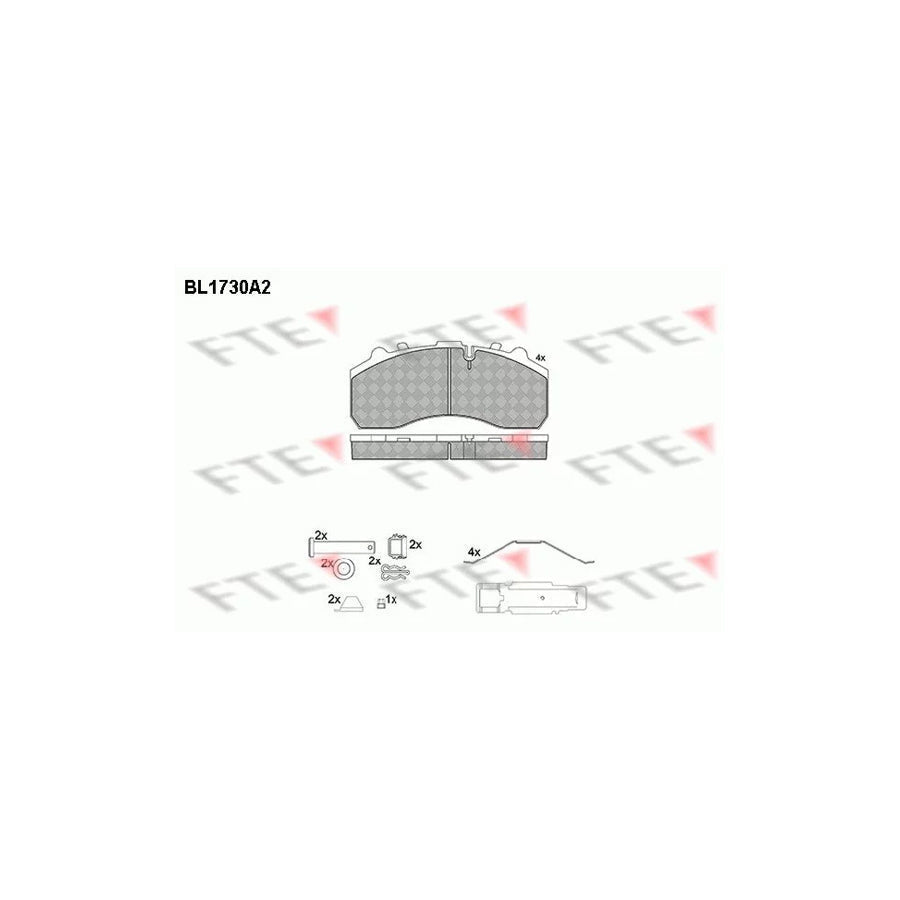 FTE Bl1730A2 Brake Pad Set