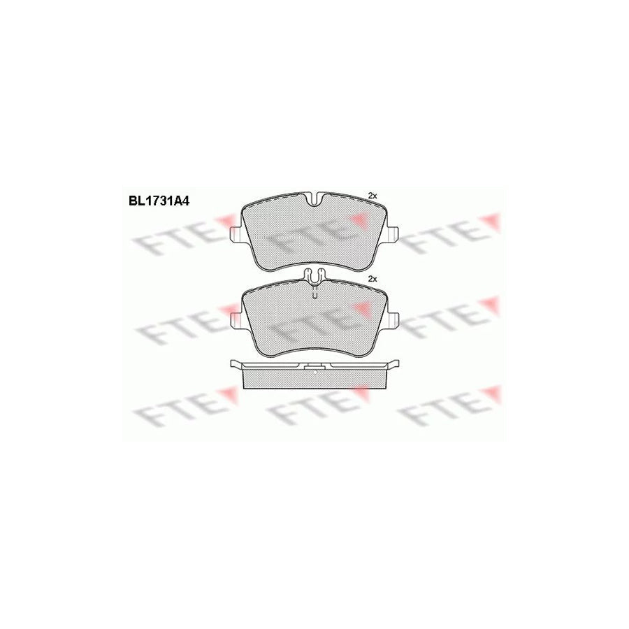 FTE Bl1731A4 Brake Pad Set