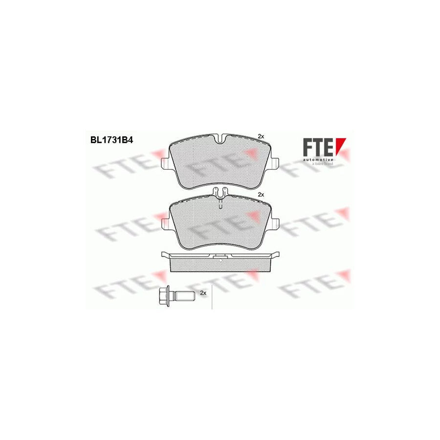 FTE Bl1731B4 Brake Pad Set