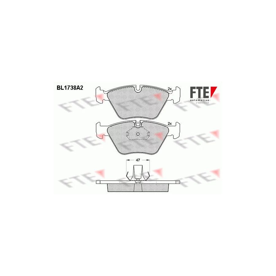 FTE Bl1738A2 Brake Pad Set