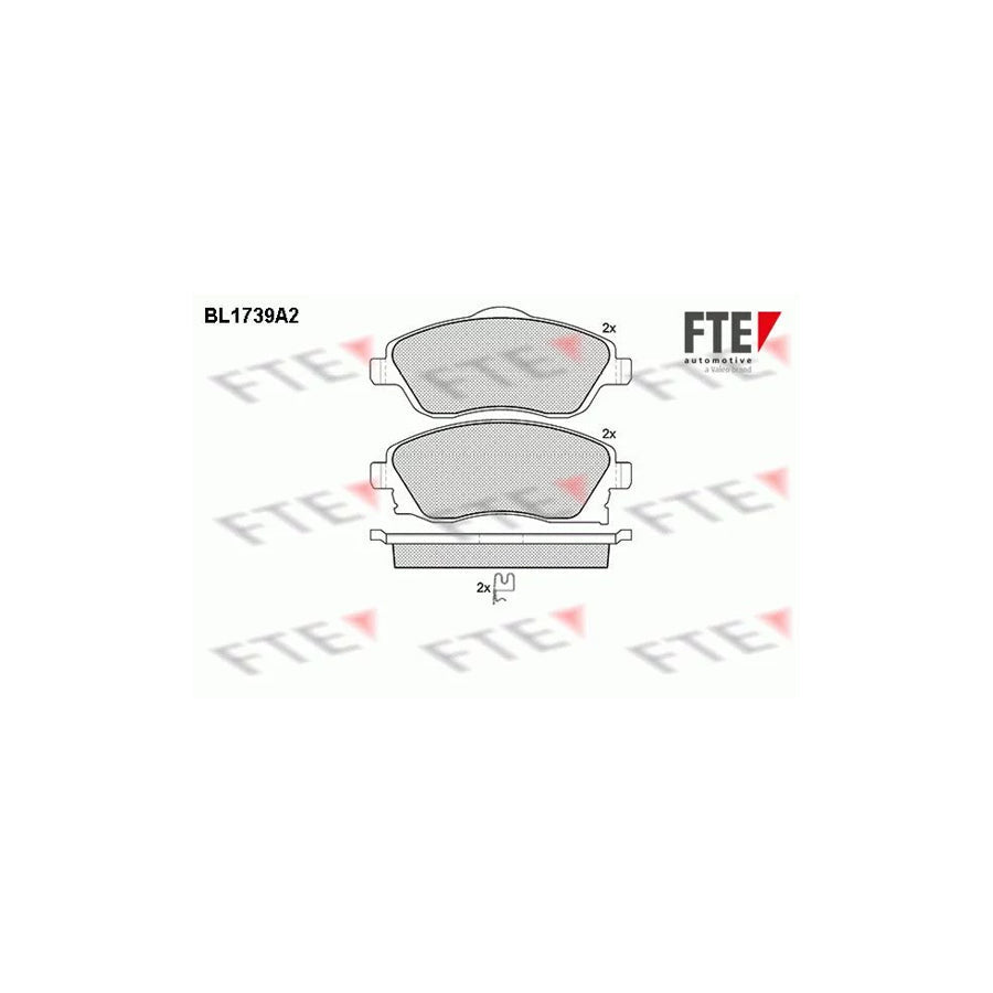 FTE Bl1739A2 Brake Pad Set