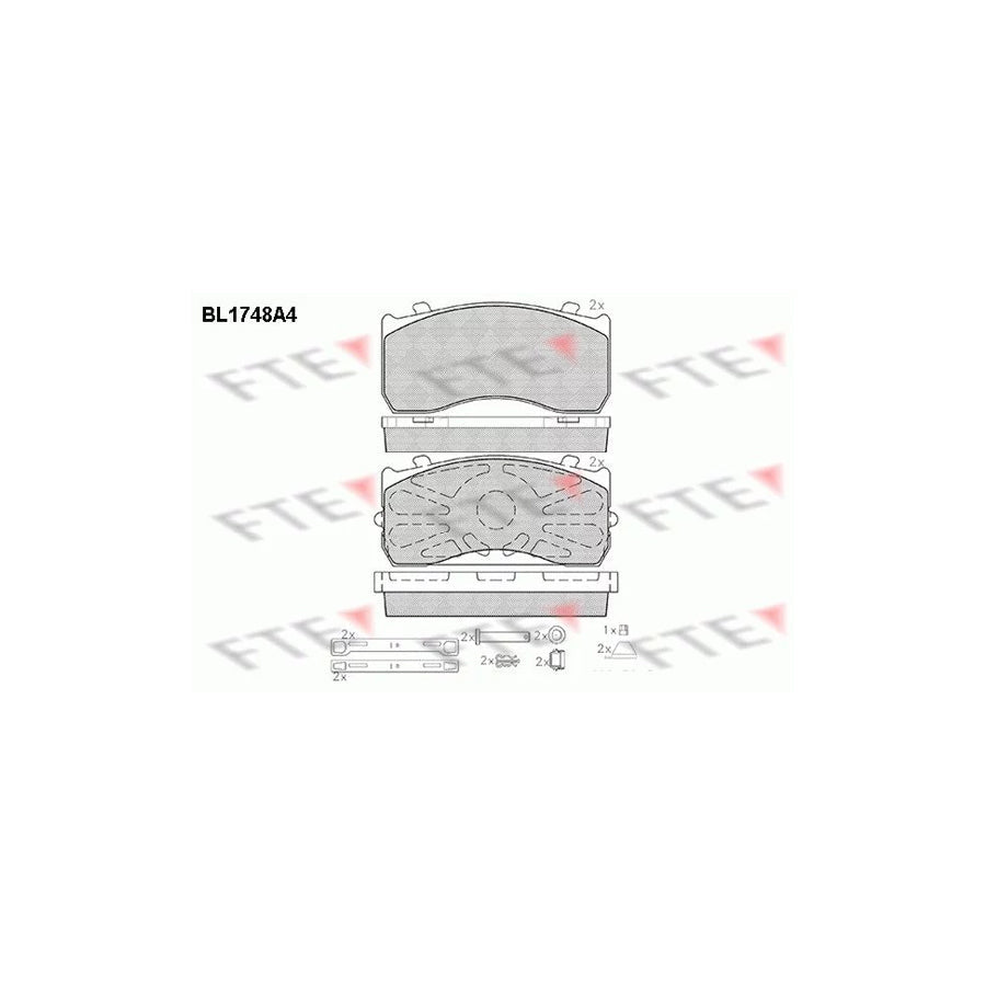 FTE Bl1748A4 Brake Pad Set