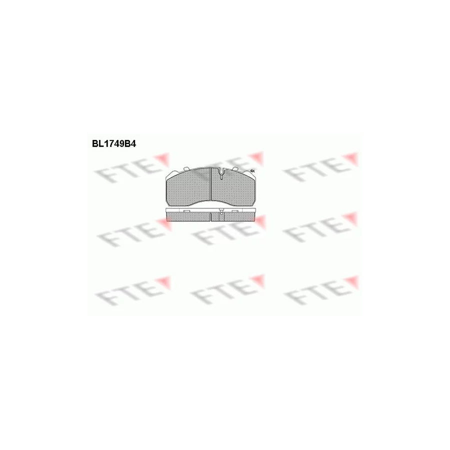 FTE Bl1749B4 Brake Pad Set