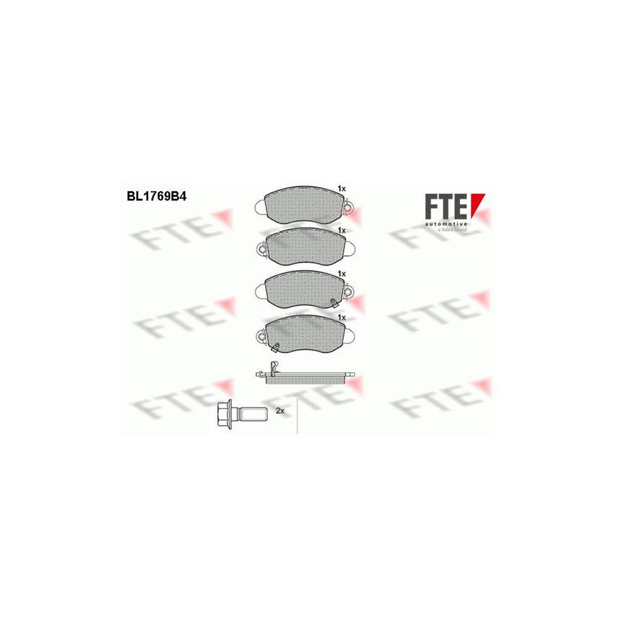 FTE Bl1769B4 Brake Pad Set for Ford Transit