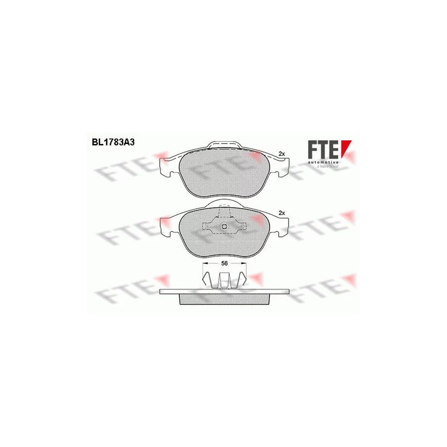 FTE Bl1783A3 Brake Pad Set