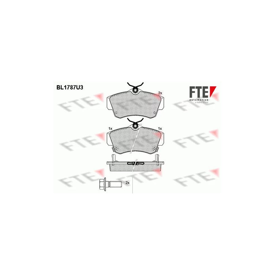 FTE Bl1787U3 Brake Pad Set for Chrysler Pt Cruiser