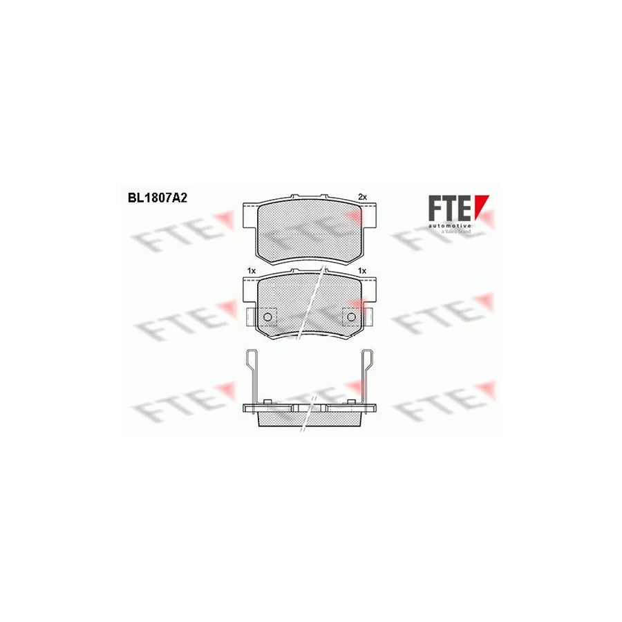 FTE Bl1807A2 Brake Pad Set