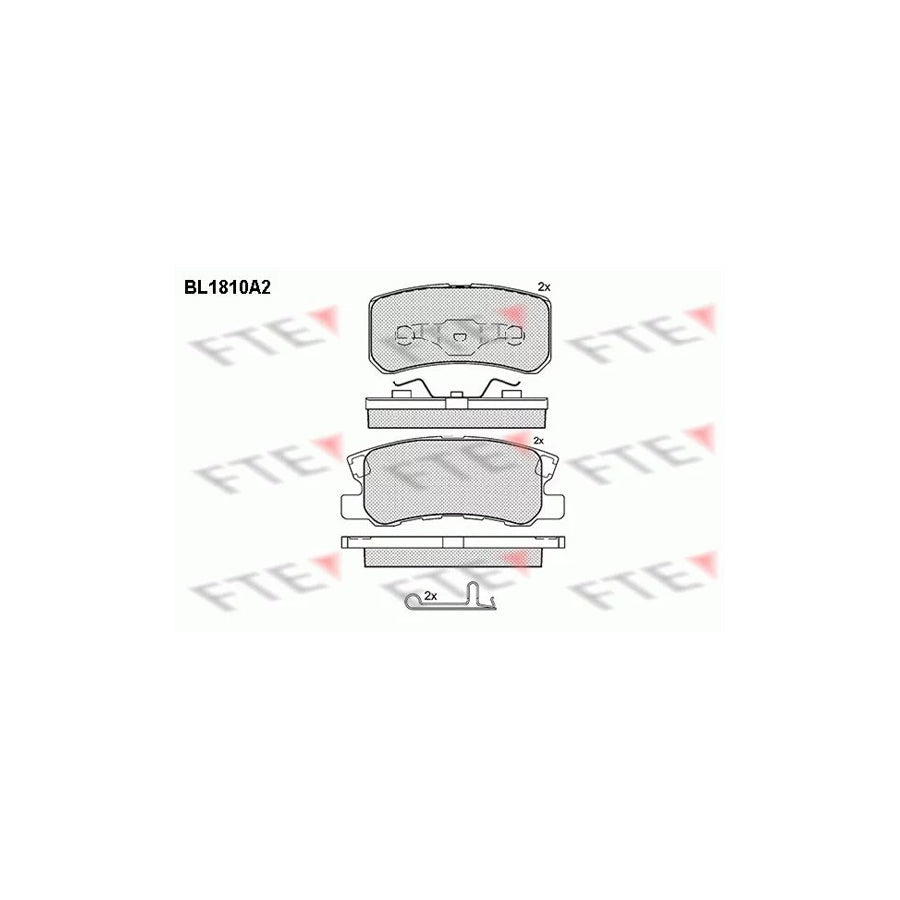 FTE Bl1810A2 Brake Pad Set