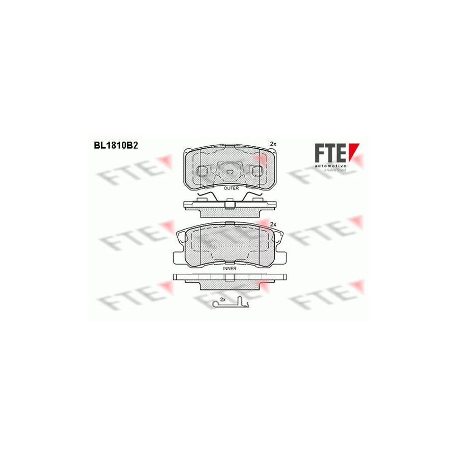 FTE Bl1810B2 Brake Pad Set
