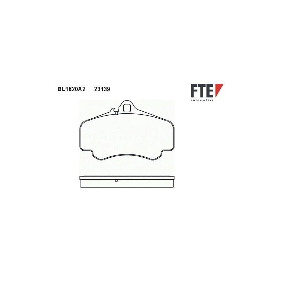 FTE Bl1820A2 Brake Pad Set