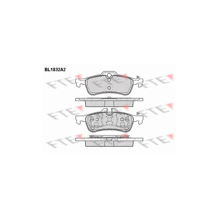 FTE Bl1832A2 Brake Pad Set