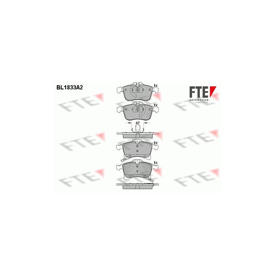 FTE Bl1833A2 Brake Pad Set