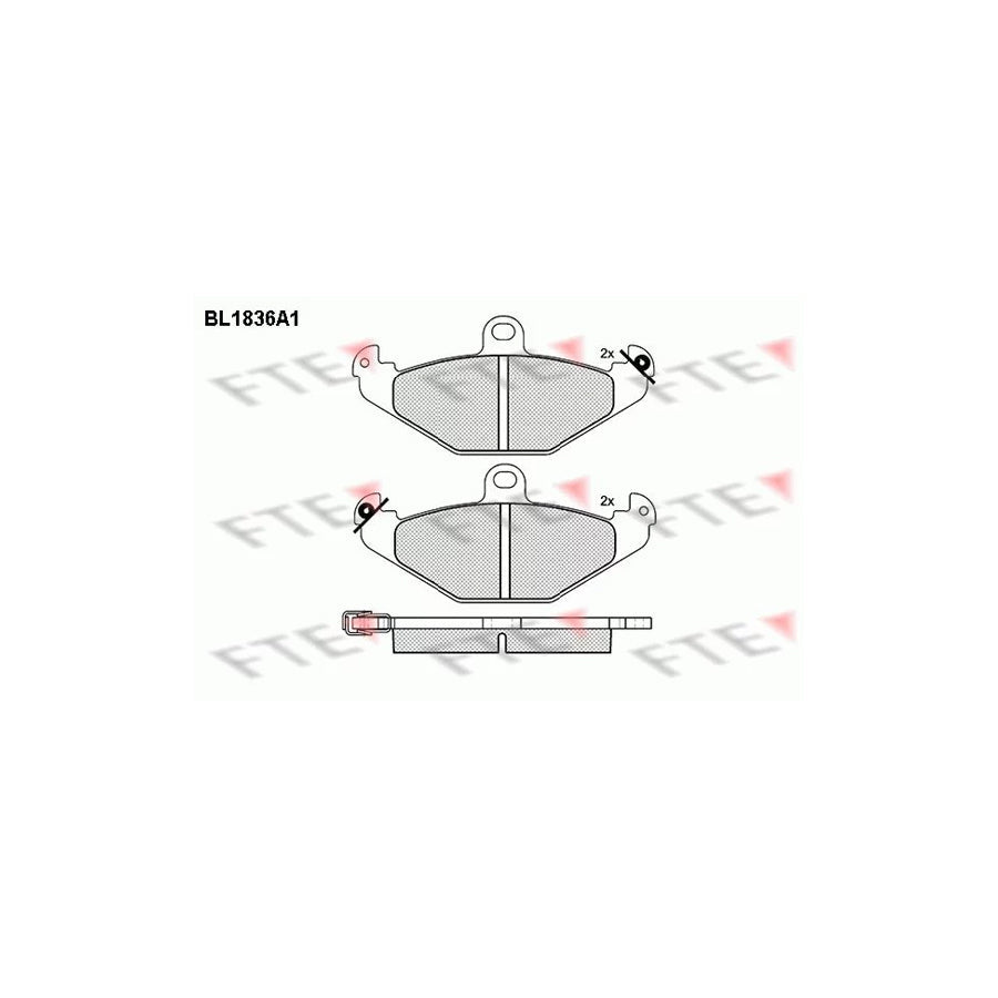 FTE Bl1836A1 Brake Pad Set