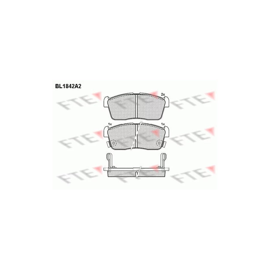 FTE Bl1842A2 Brake Pad Set