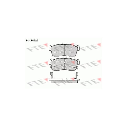 FTE Bl1842A2 Brake Pad Set