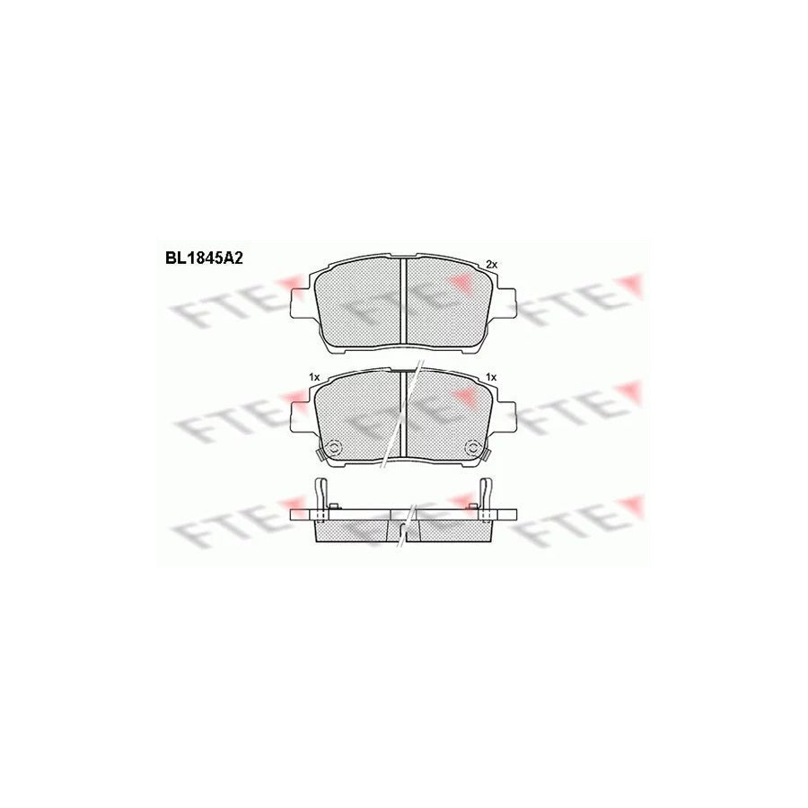 FTE Bl1845A2 Brake Pad Set
