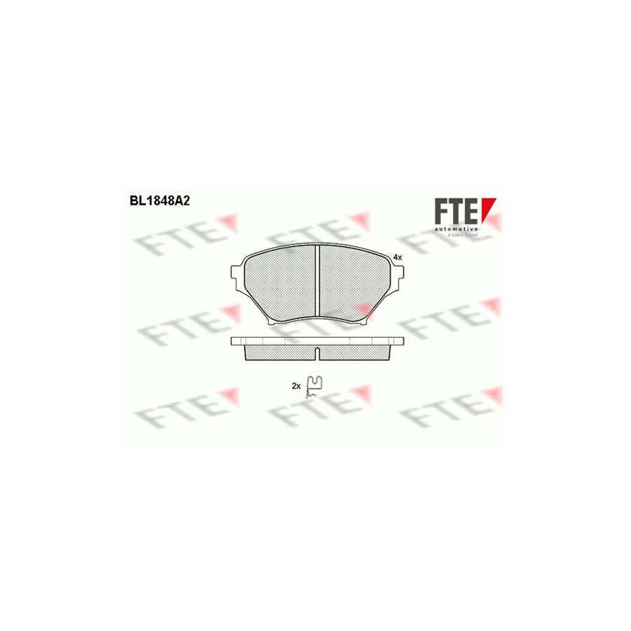 FTE Bl1848A2 Brake Pad Set for Mazda MX-5 II (Nb)