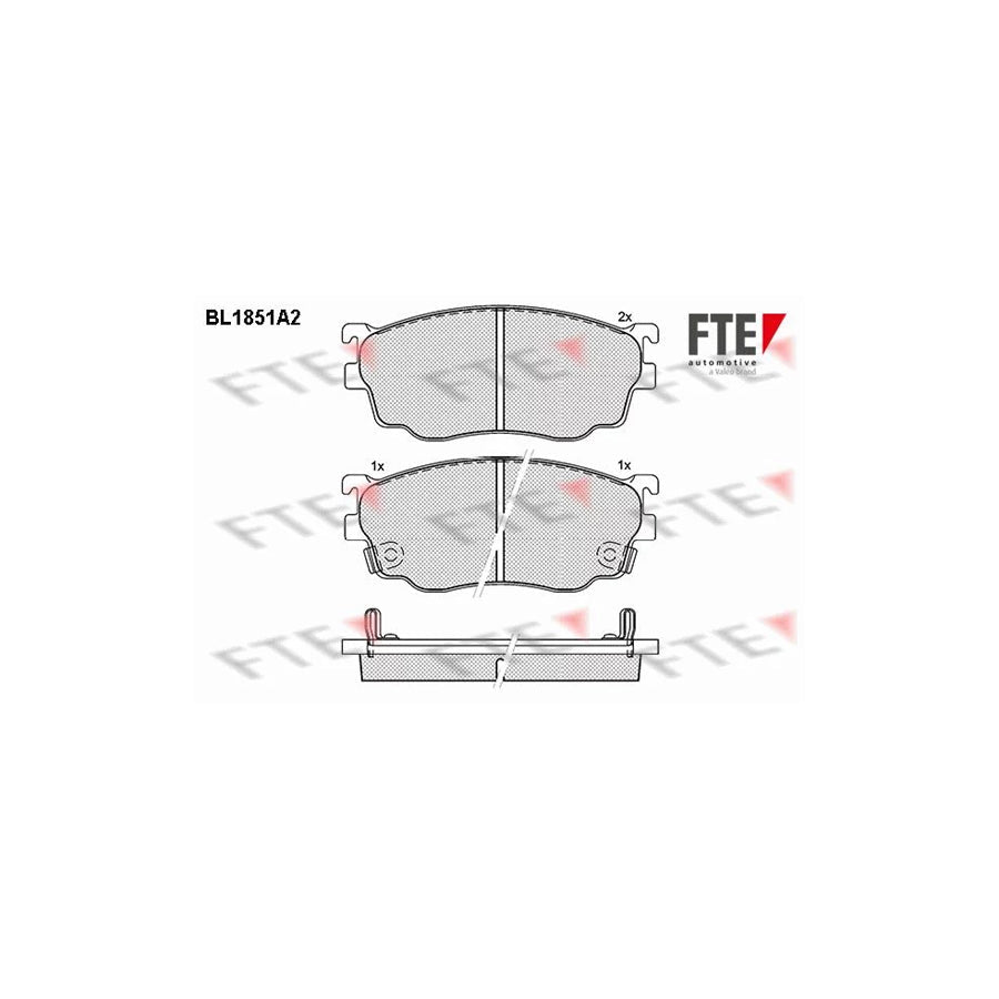 FTE Bl1851A2 Brake Pad Set