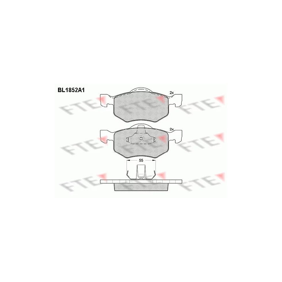 FTE Bl1852A1 Brake Pad Set