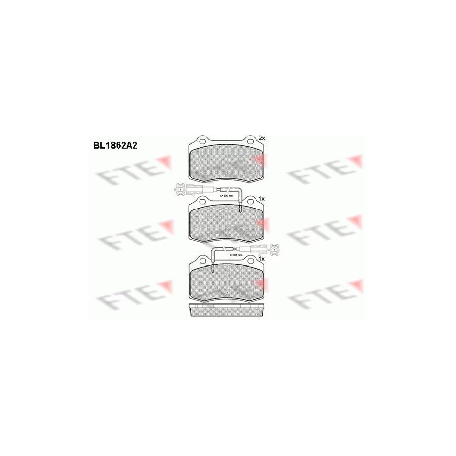 FTE Bl1862A2 Brake Pad Set