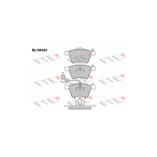 FTE Bl1864A2 Brake Pad Set