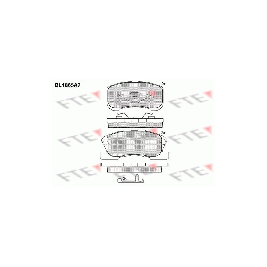 FTE Bl1865A2 Brake Pad Set