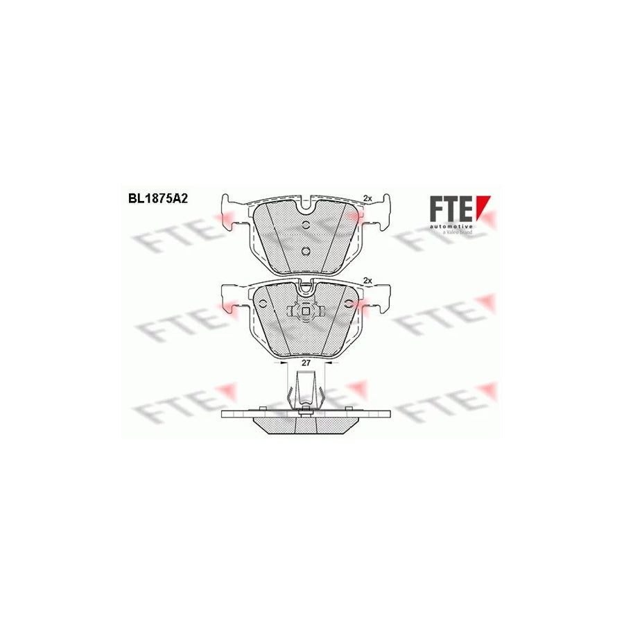 FTE Bl1875A2 Brake Pad Set
