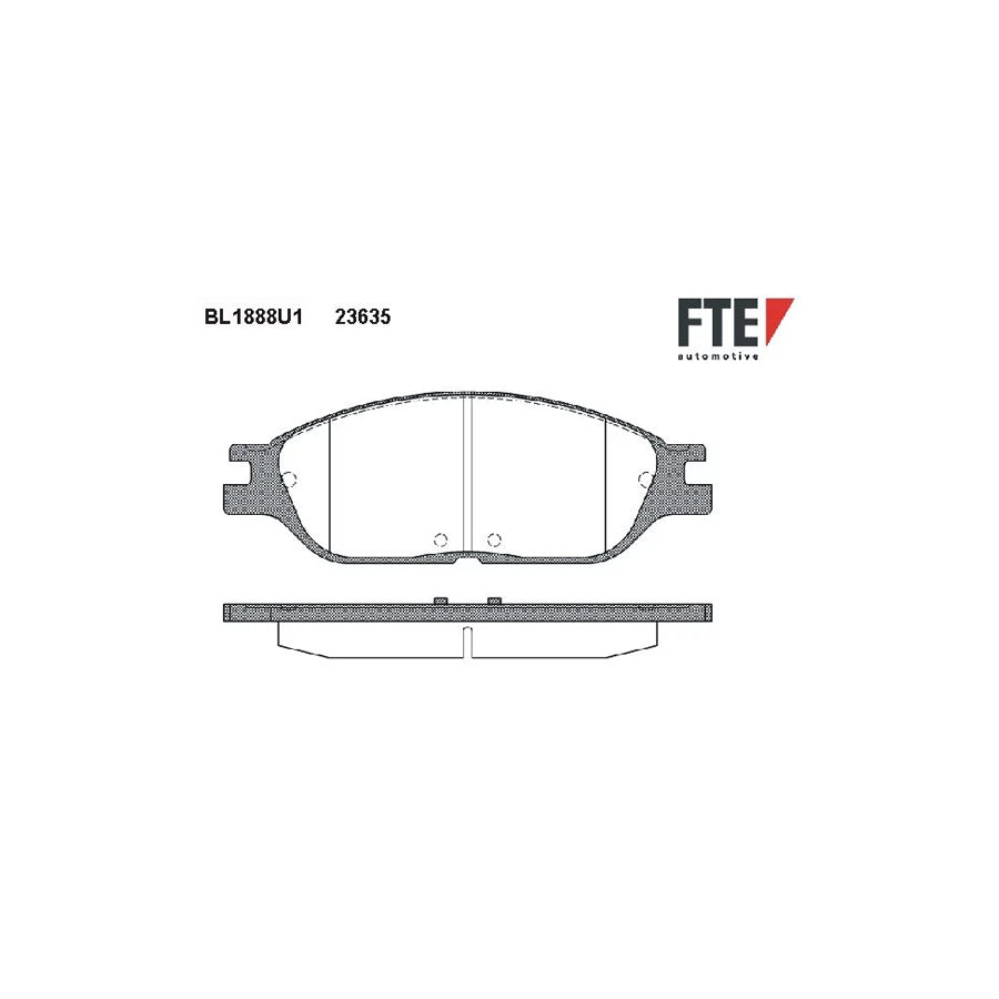FTE Bl1888U1 Brake Pad Set