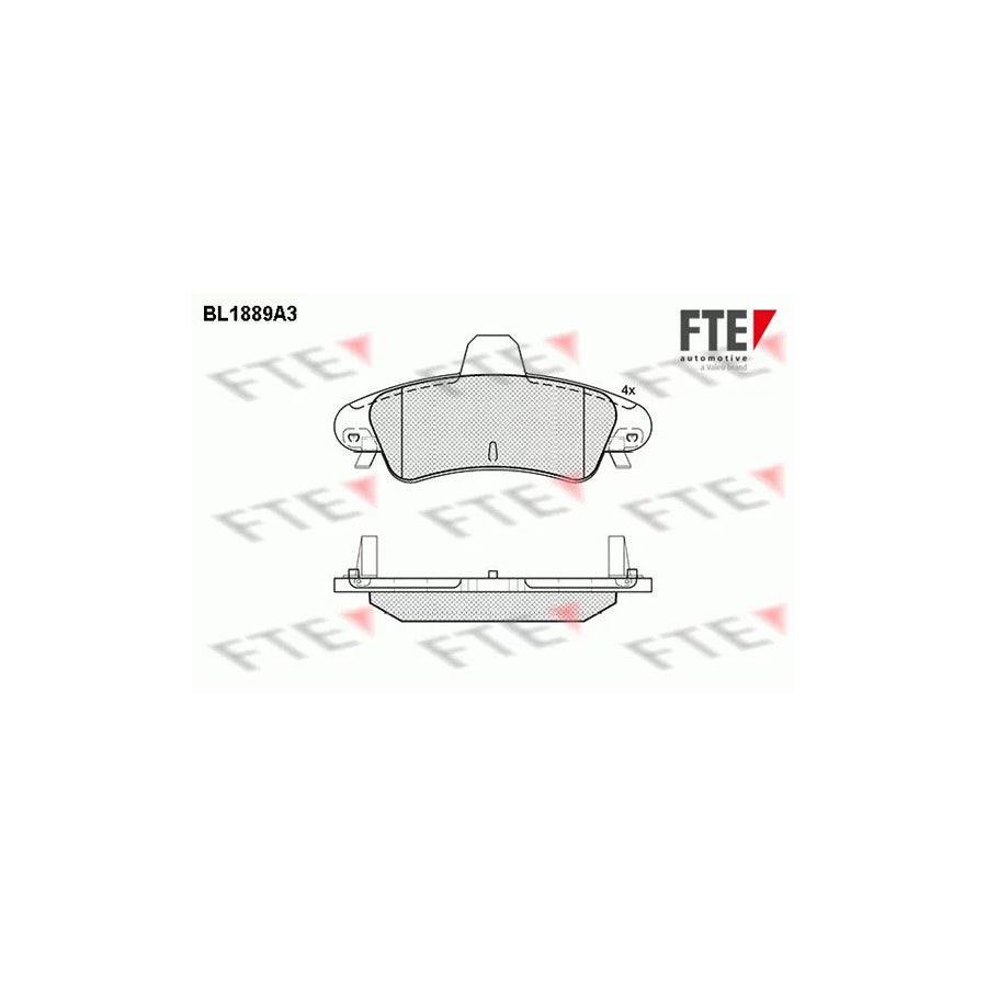 FTE Bl1889A3 Brake Pad Set