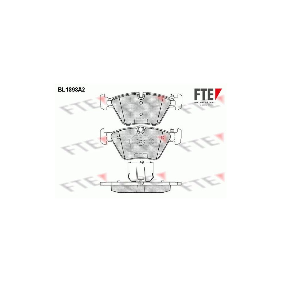 FTE Bl1898A2 Brake Pad Set