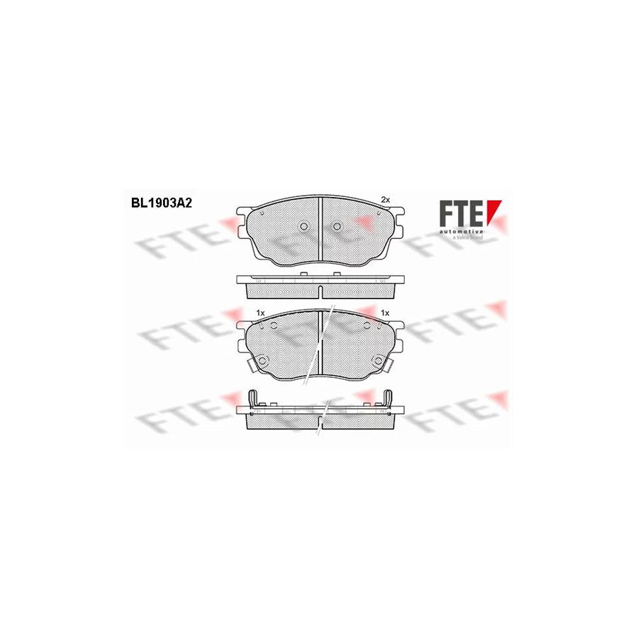 FTE Bl1903A2 Brake Pad Set for Mazda 6