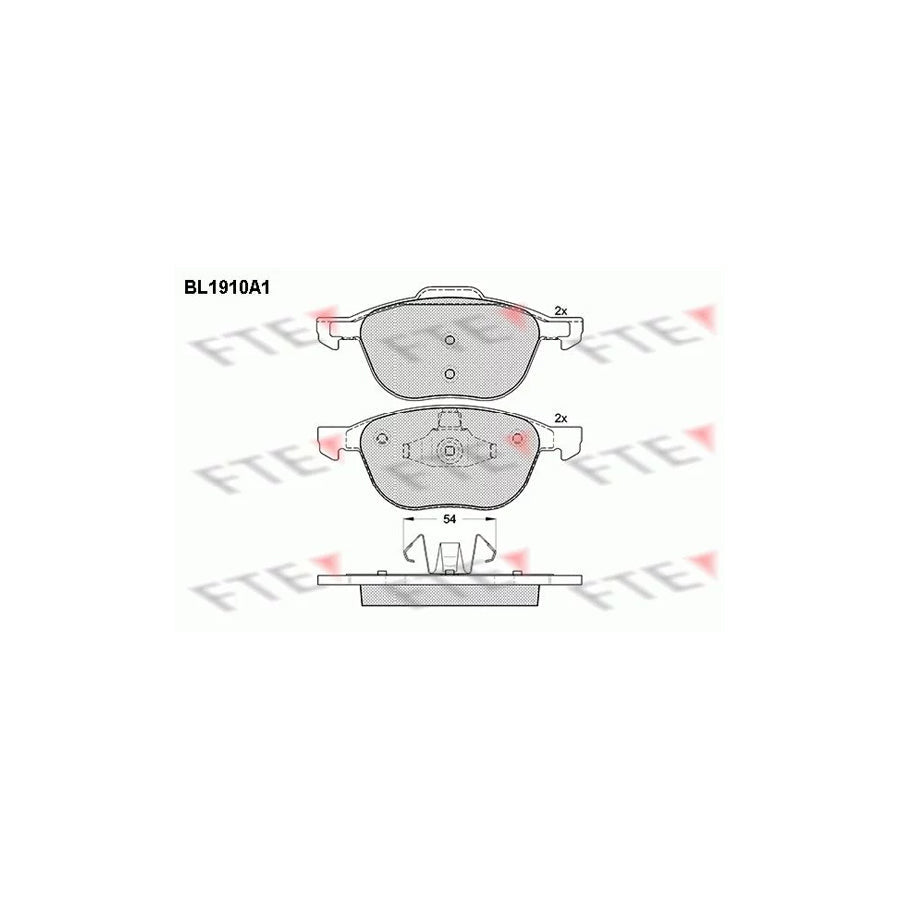 FTE Bl1910A1 Brake Pad Set