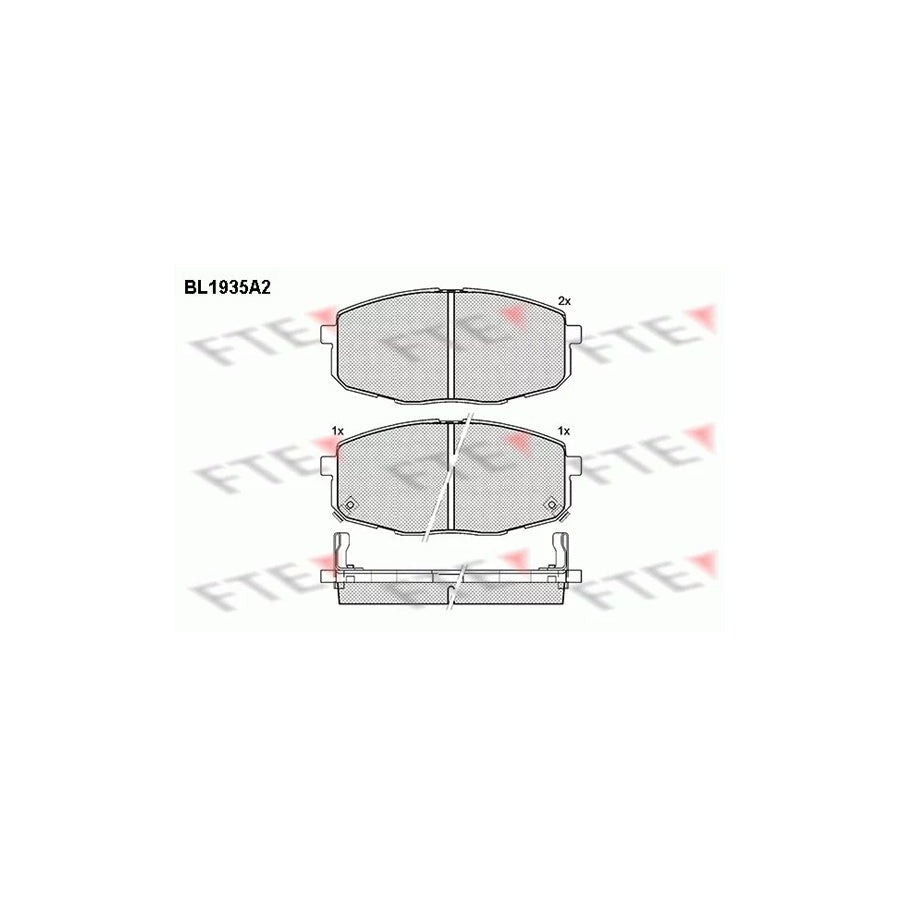 FTE Bl1935A2 Brake Pad Set