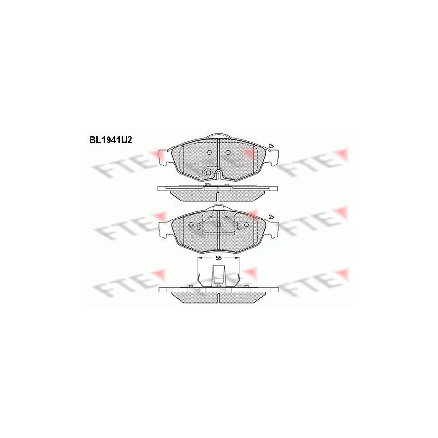 FTE Bl1941U2 Brake Pad Set