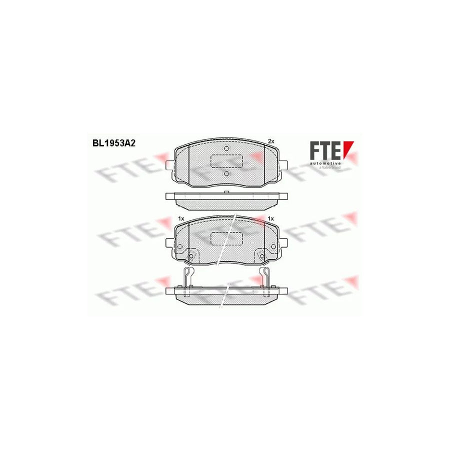 FTE Bl1953A2 Brake Pad Set