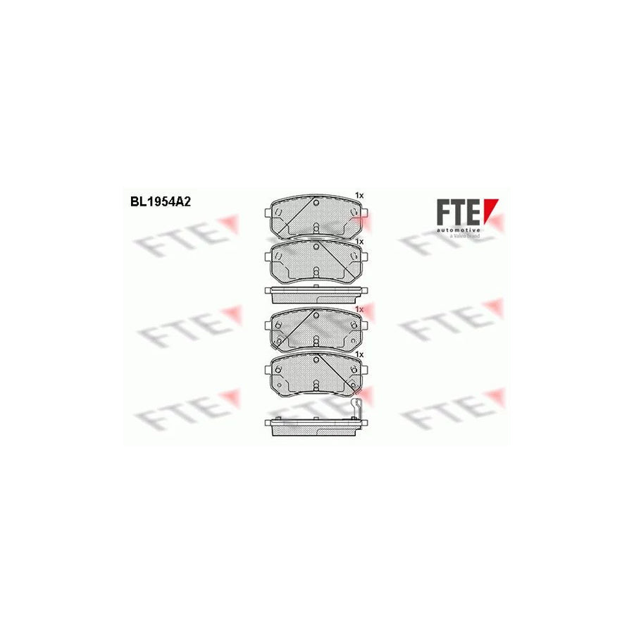 FTE Bl1954A2 Brake Pad Set