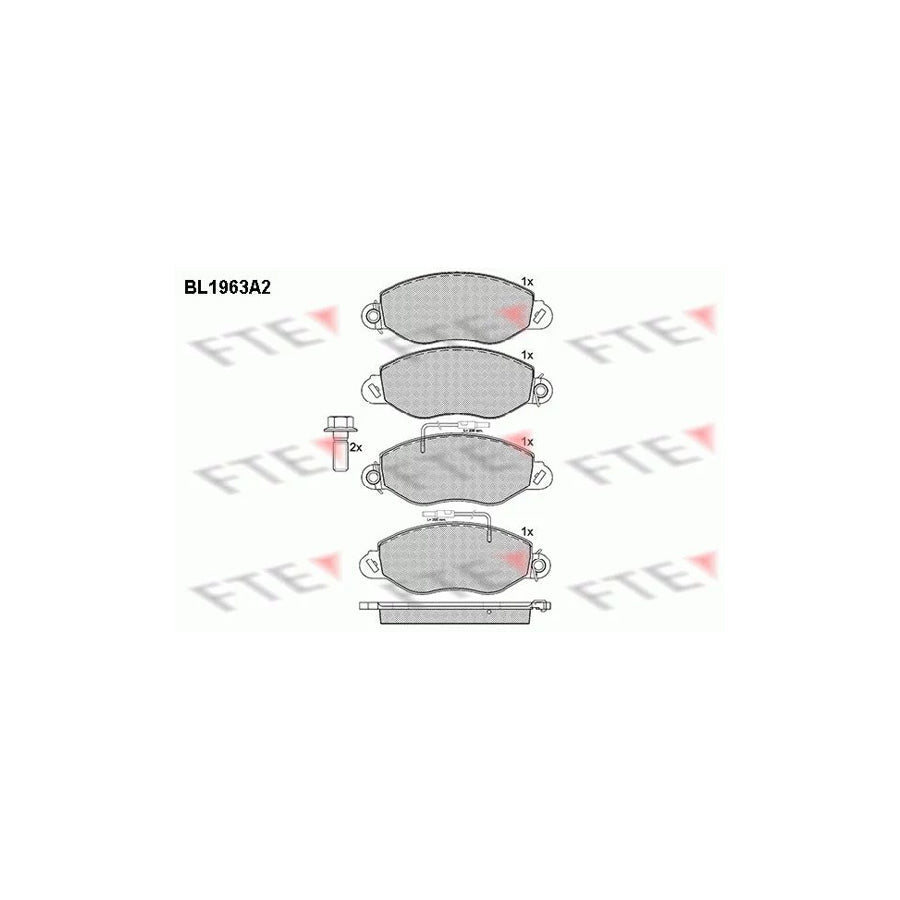 FTE Bl1963A2 Brake Pad Set