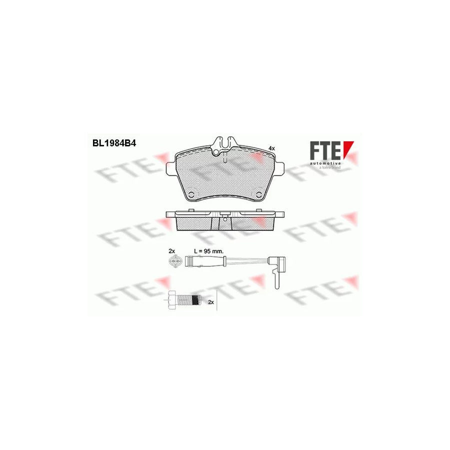 FTE Bl1984B4 Brake Pad Set