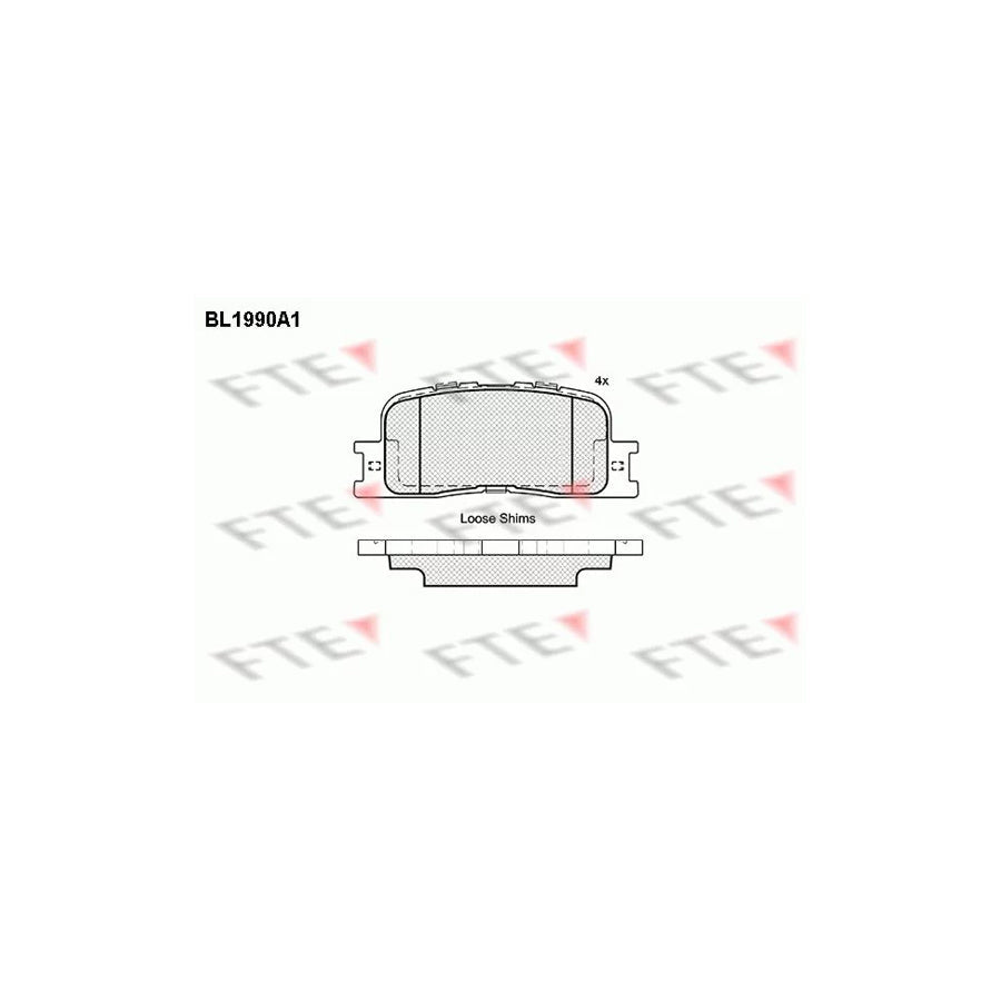 FTE Bl1990A1 Brake Pad Set