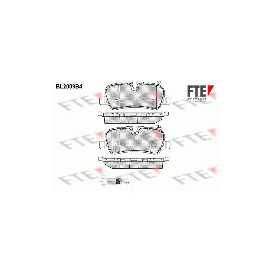 FTE Bl2009B4 Brake Pad Set