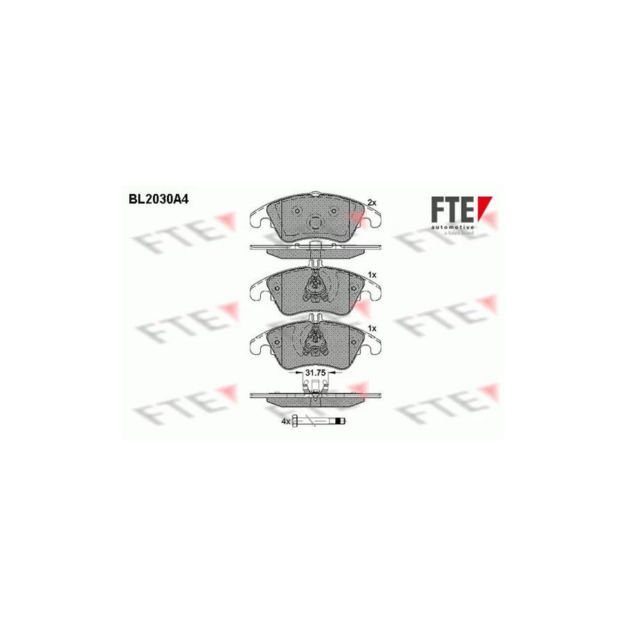 FTE Bl2030A4 Brake Pad Set