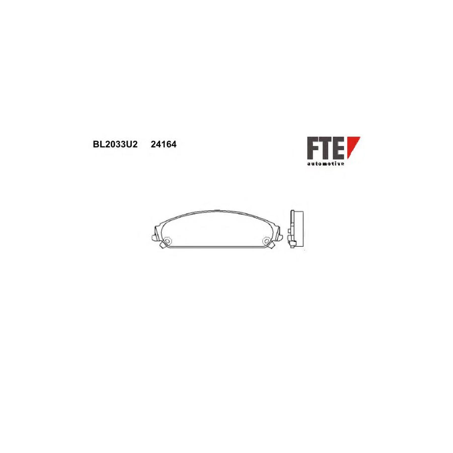 FTE Bl2033U2 Brake Pad Set